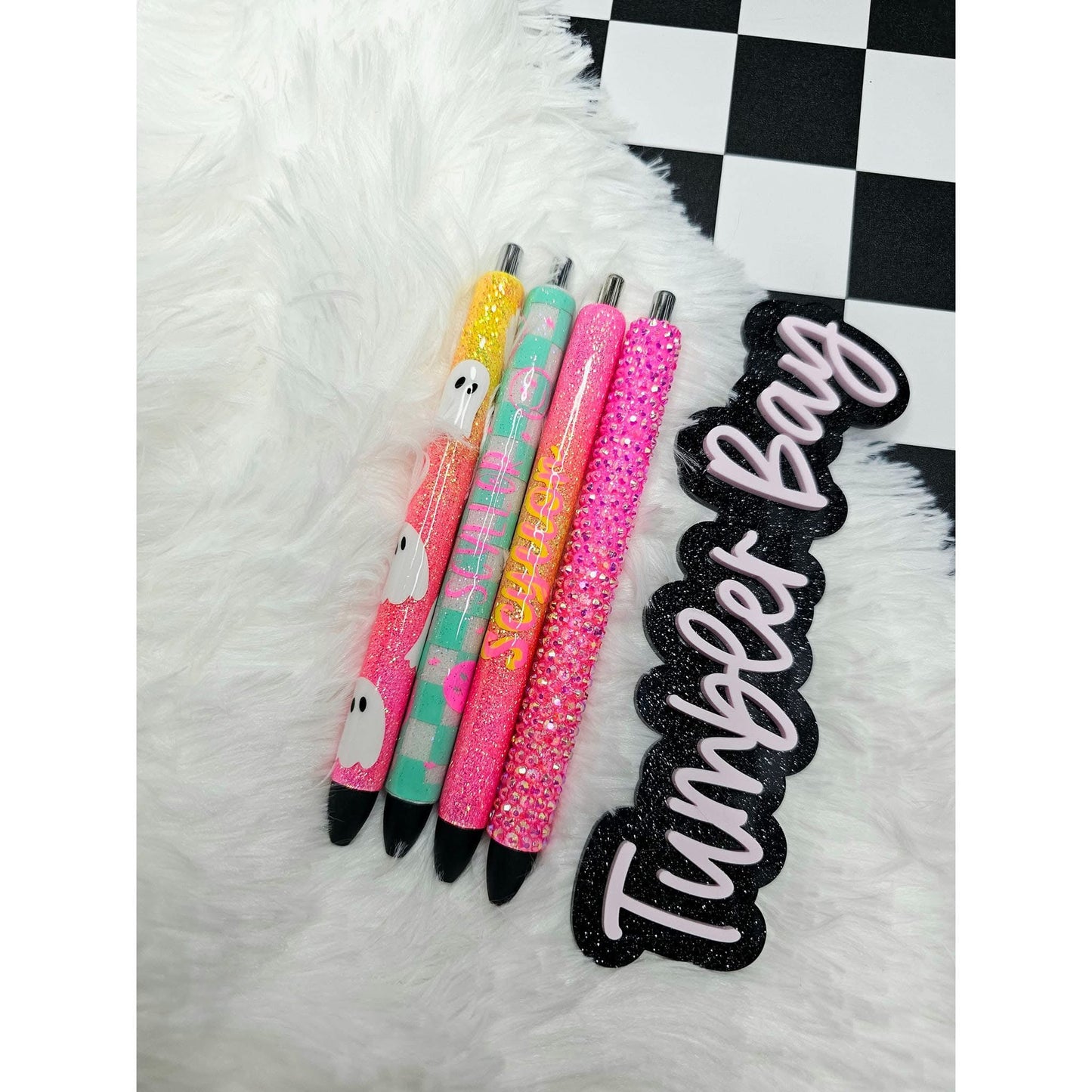 Custom Pink Pen Set