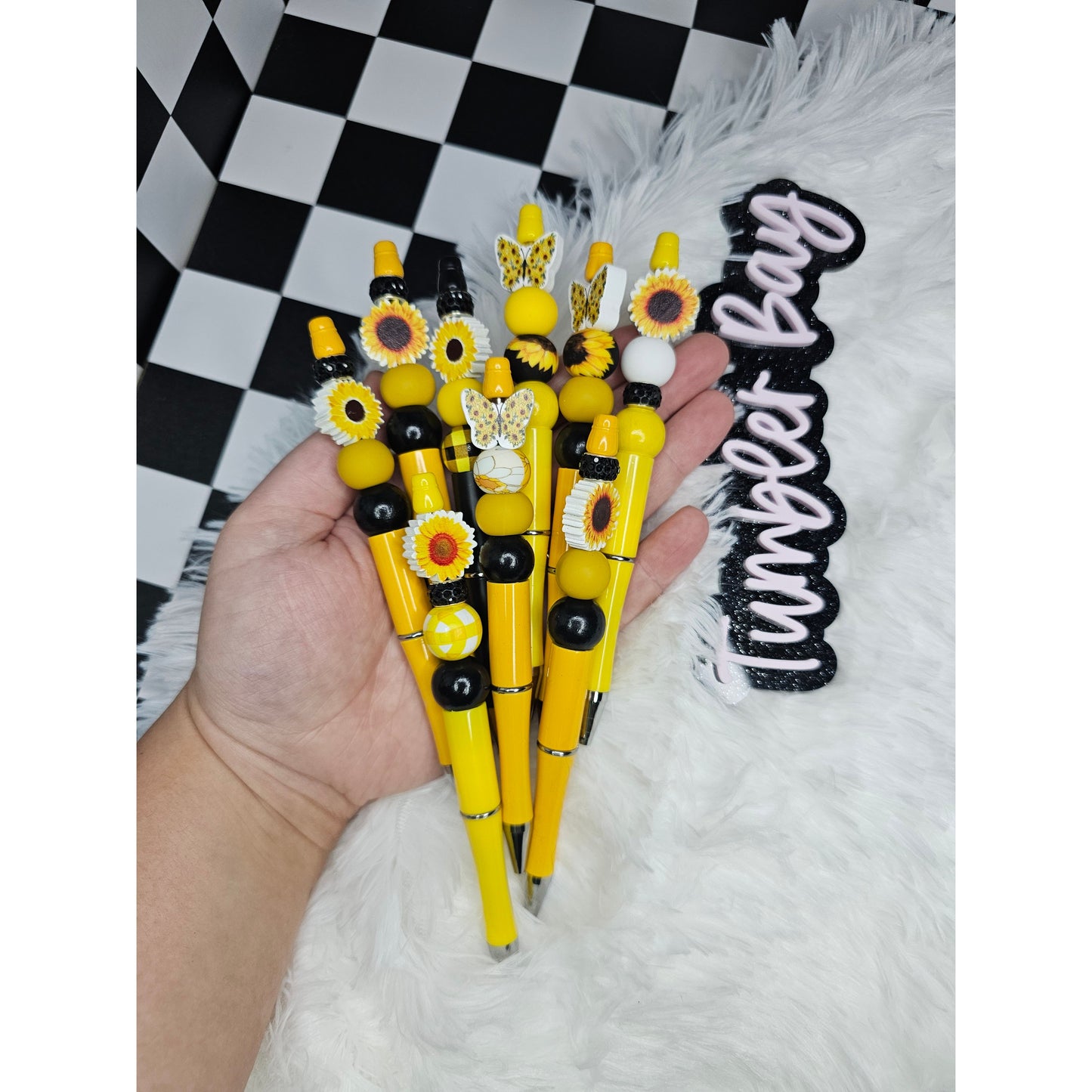 Beaded Pens - Sunflowers