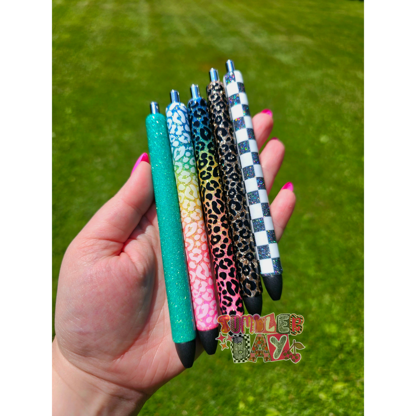 Glittered Resin Ink Pens