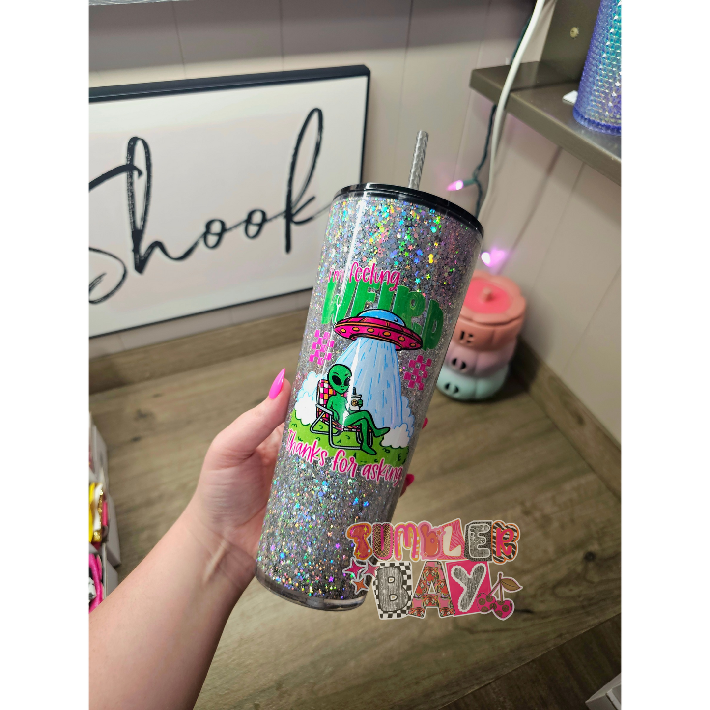 Custom Snowglobe Tumbler
