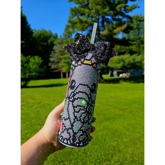 Full Rhinestone Tumbler with Accessory Lid